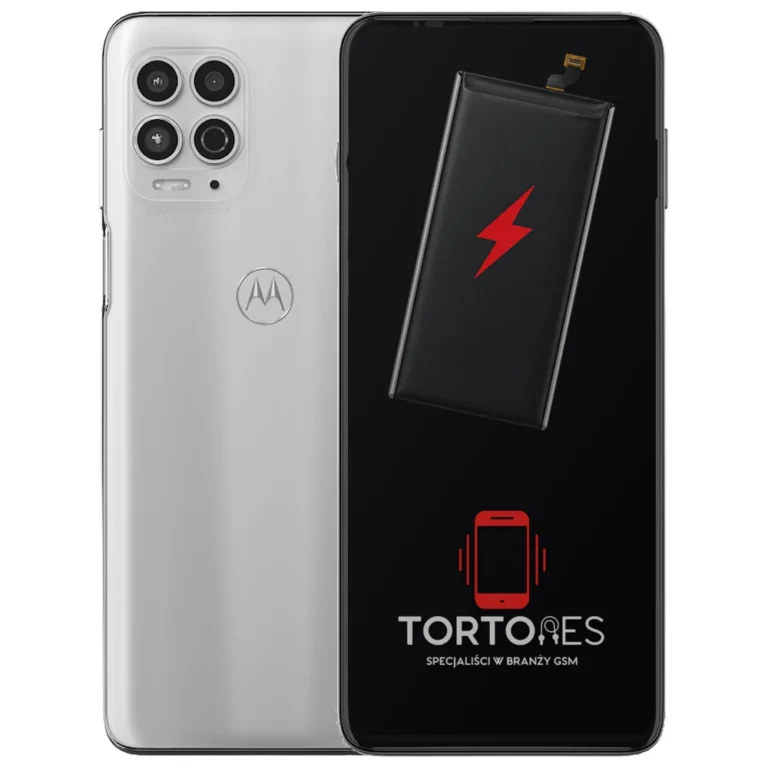 Motorola Moto G100 z ilustracją baterii - wymiana baterii