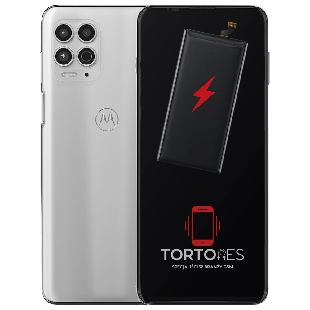 Motorola Moto G100 z ilustracją baterii - wymiana baterii