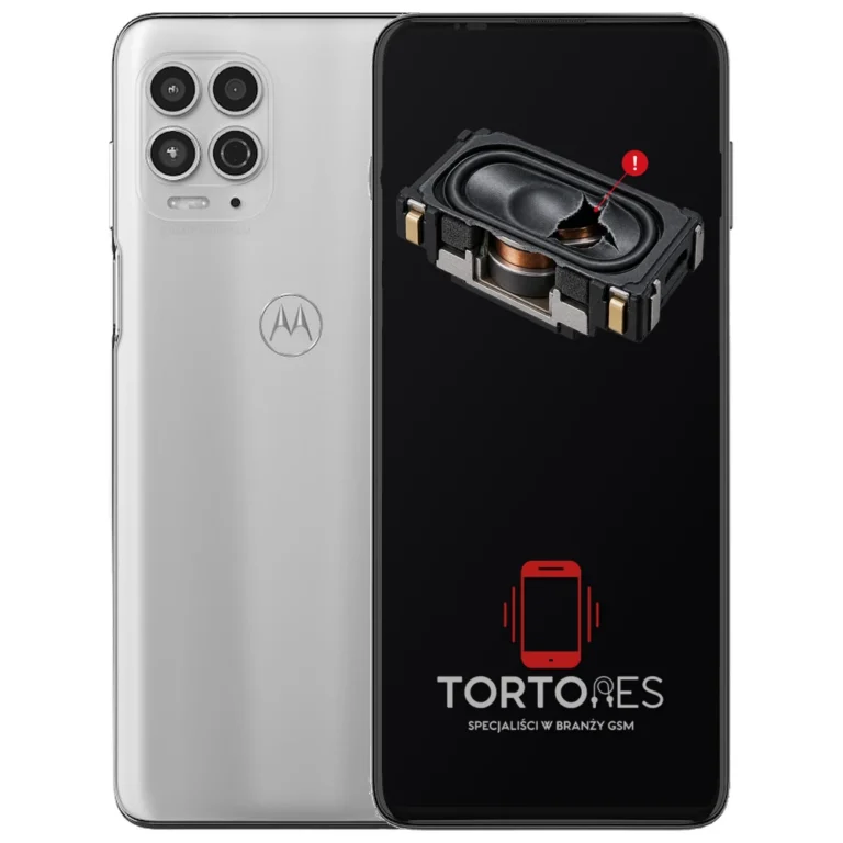 Motorola Moto G100 z symbolem głośnika multimedialnego - wymiana głośnika multimedialnego