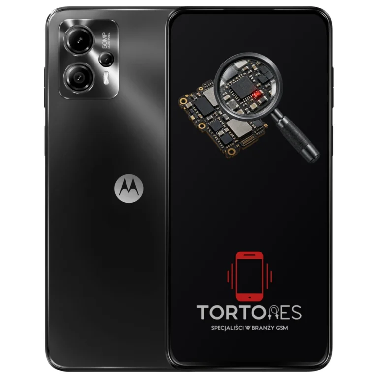 Motorola Moto G13 z symbolem diagnostyki - diagnoza telefonu