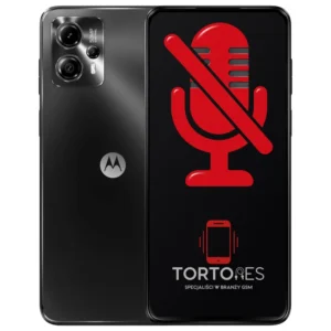 Motorola Moto G13 z symbolem mikrofonu - naprawa mikrofonu