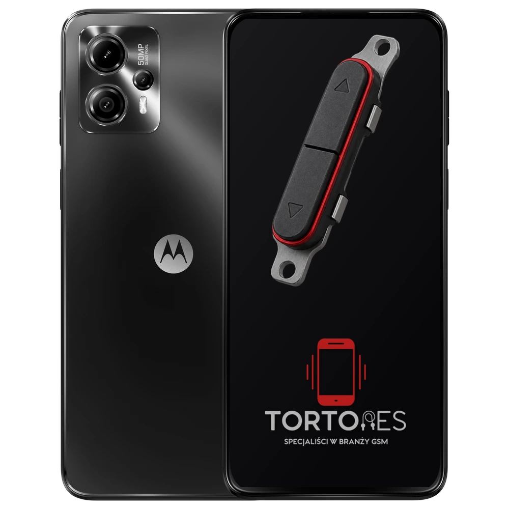 Motorola Moto G13 z symbolem przycisków - naprawa przycisków włączania i głośności