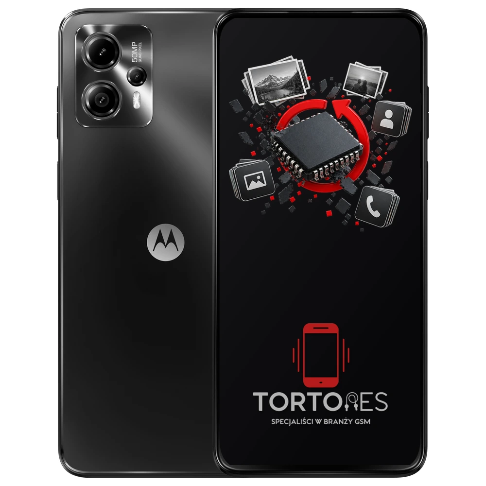Motorola Moto G13 z ilustracją odzyskiwania danych - odzyskiwanie danych