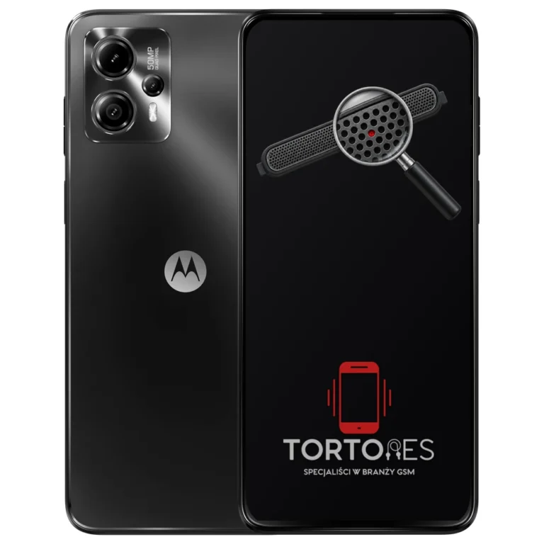 Motorola Moto G13 z symbolem głośnika rozmów - wymiana głośnika rozmów