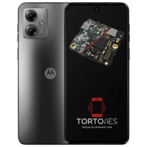 Motorola Moto G14 z ilustracją zalania - czyszczenie po zalaniu