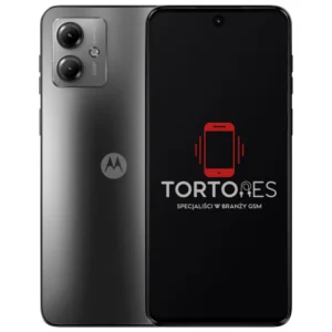 Motorola Moto G14 - widok przodu i tyłu telefonu