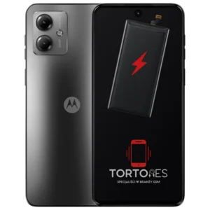 Motorola Moto G14 z ilustracją baterii - wymiana baterii