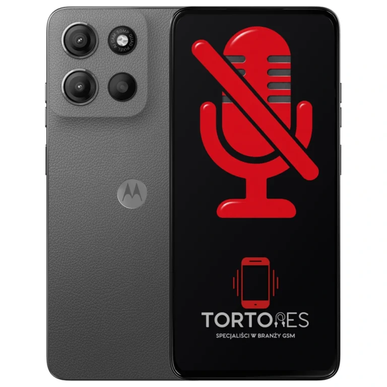 Motorola Moto G15 z symbolem mikrofonu - naprawa mikrofonu