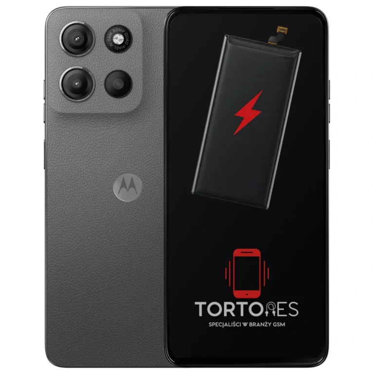 Motorola Moto G15 z ilustracją baterii - wymiana baterii