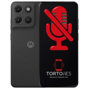 Motorola Moto G17 z symbolem mikrofonu - naprawa mikrofonu