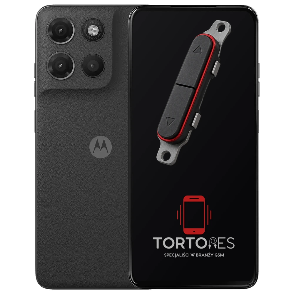 Motorola Moto G17 z symbolem przycisków - naprawa przycisków włączania i głośności