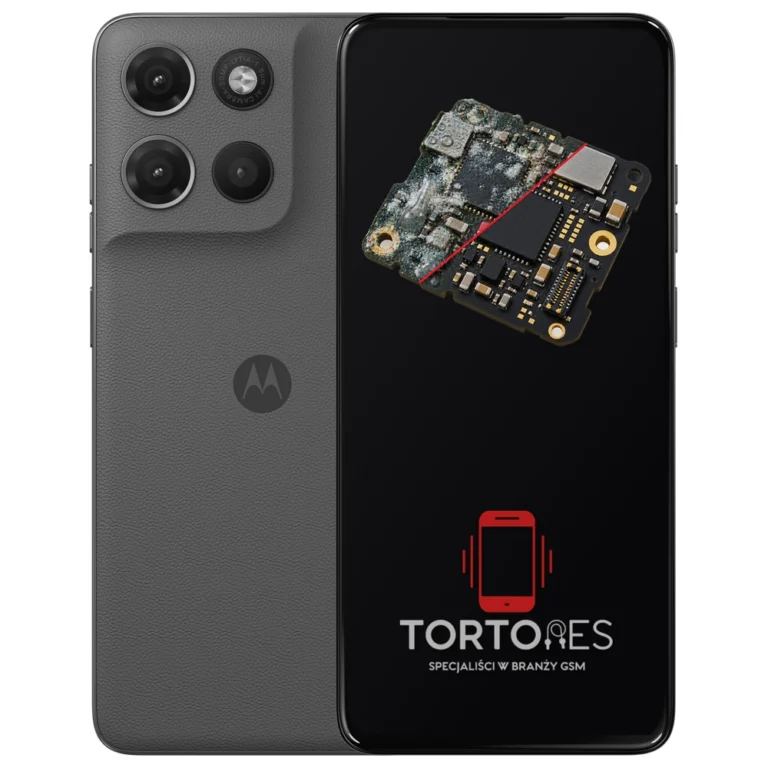 Motorola Moto G17 Power z ilustracją zalania - czyszczenie po zalaniu