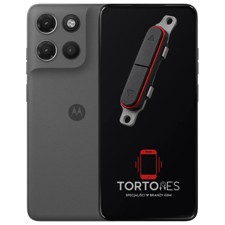 Motorola Moto G17 Power z symbolem przycisków - naprawa przycisków włączania i głośności