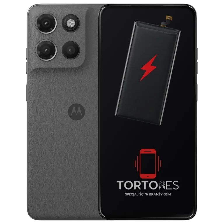 Motorola Moto G17 Power z ilustracją baterii - wymiana baterii