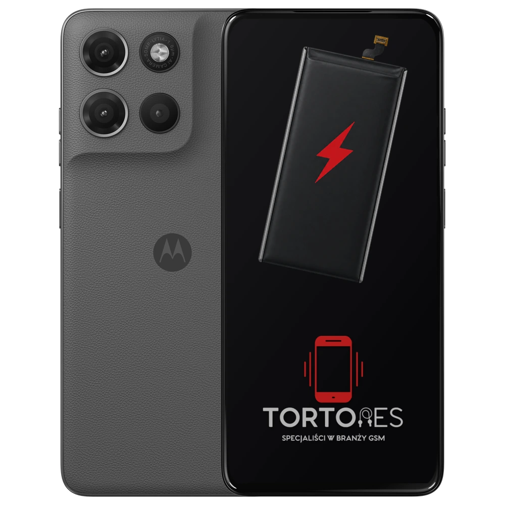 Motorola Moto G17 Power z ilustracją baterii - wymiana baterii