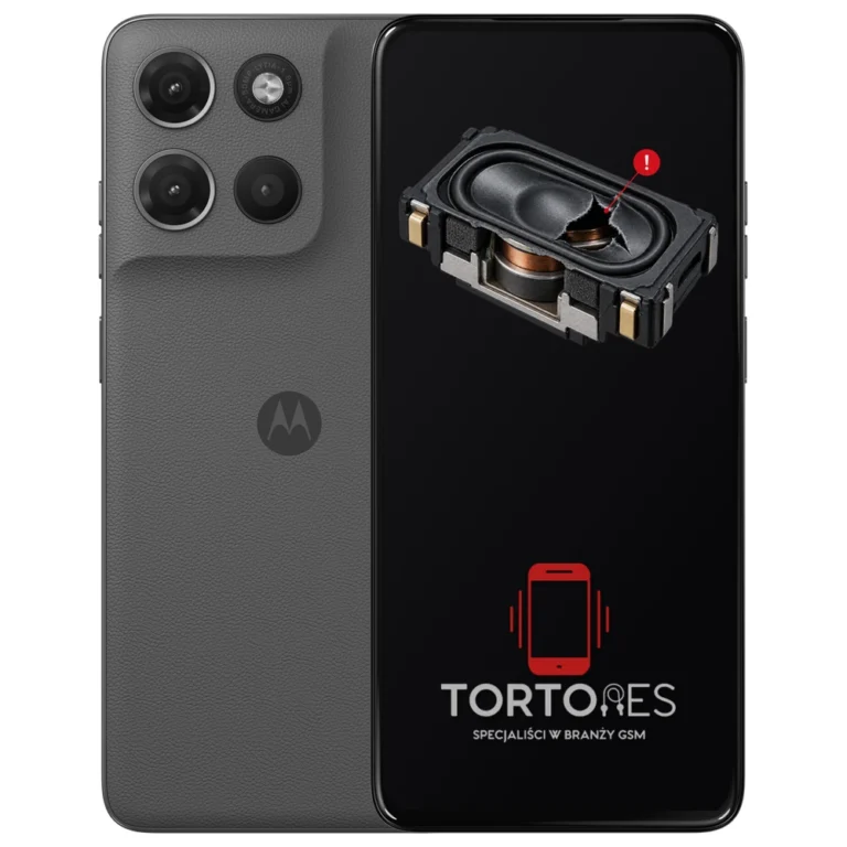 Motorola Moto G17 Power z symbolem głośnika multimedialnego - wymiana głośnika multimedialnego