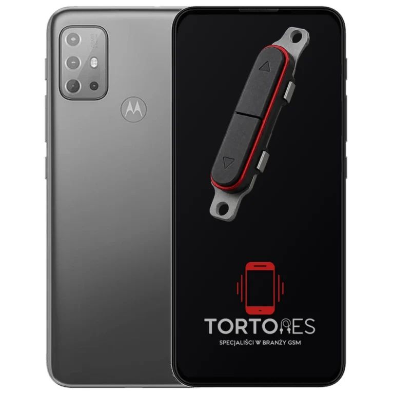 Motorola Moto G20 z symbolem przycisków - naprawa przycisków włączania i głośności