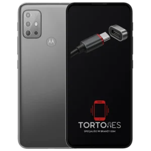 Motorola Moto G20 z ilustracją złącza ładowania - naprawa złącza ładowania