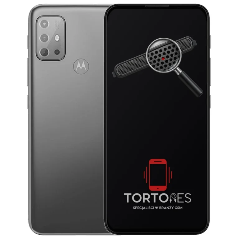 Motorola Moto G20 z symbolem głośnika rozmów - wymiana głośnika rozmów