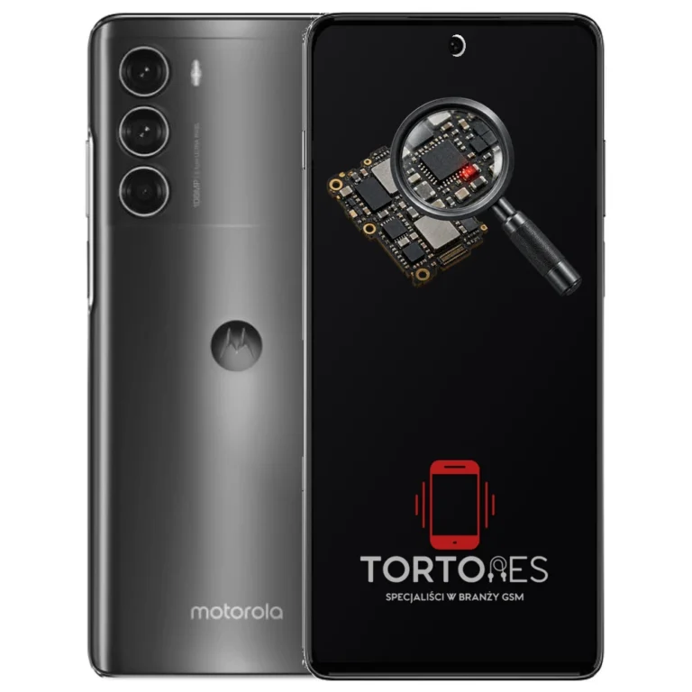 Motorola Moto G200 z symbolem diagnostyki - diagnoza telefonu