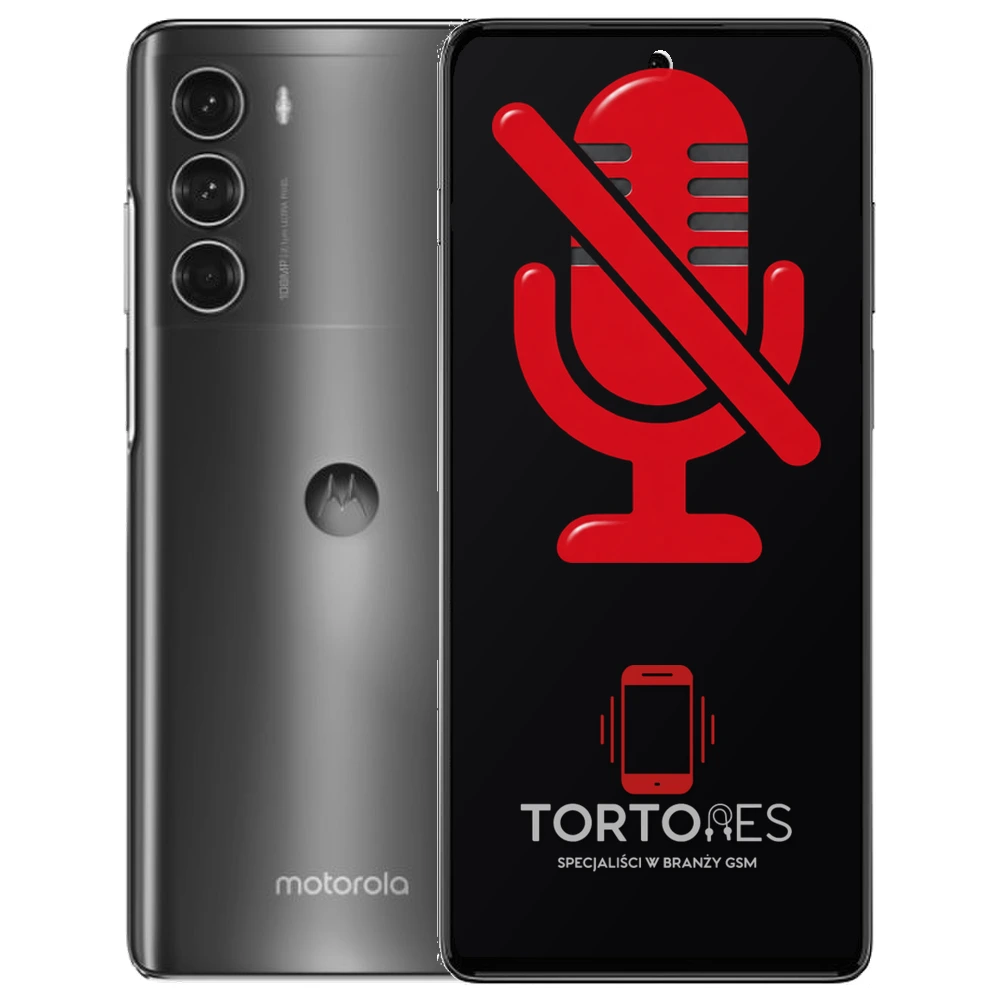 Motorola Moto G200 z symbolem mikrofonu - naprawa mikrofonu