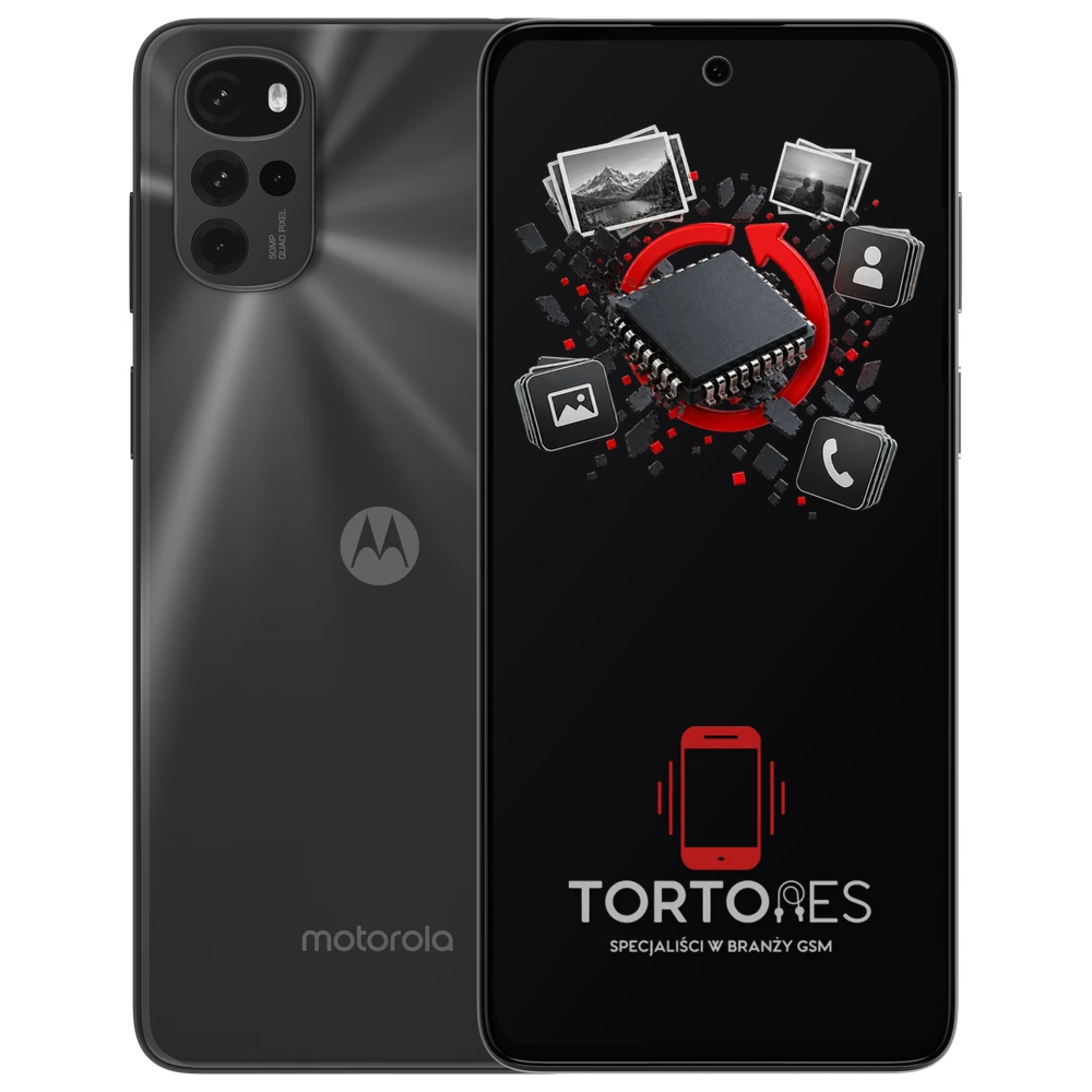 Motorola Moto G22 z ilustracją odzyskiwania danych - odzyskiwanie danych