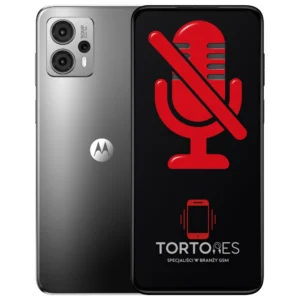 Motorola Moto G23 z symbolem mikrofonu - naprawa mikrofonu