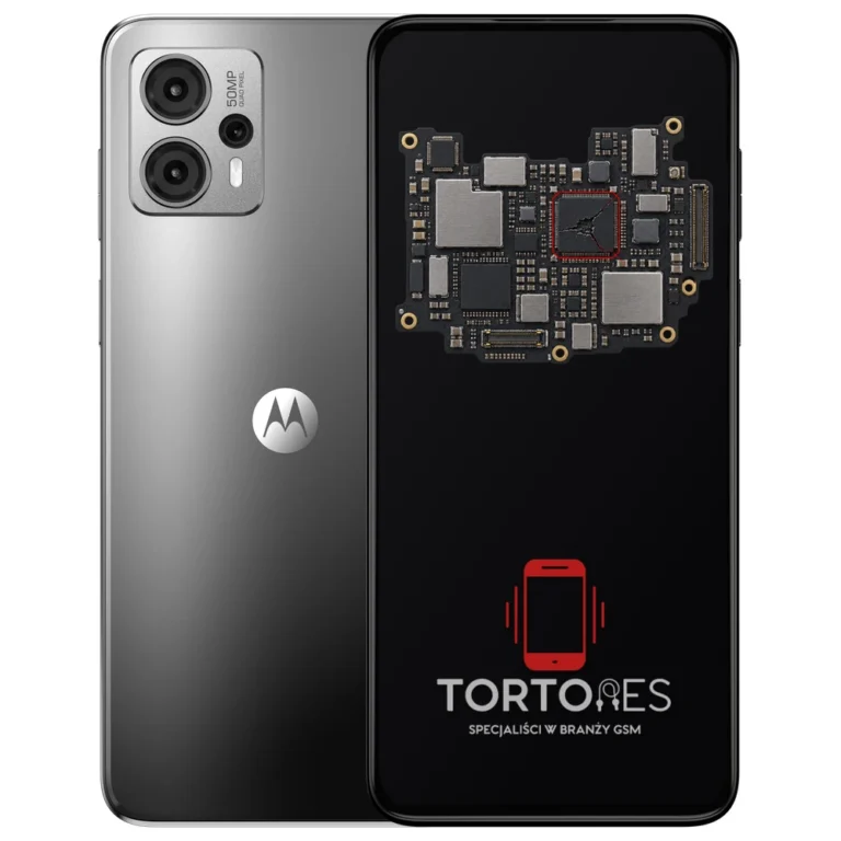 Motorola Moto G23 z ilustracją płyty głównej - naprawa płyty głównej