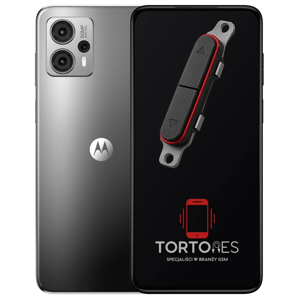 Motorola Moto G23 z symbolem przycisków - naprawa przycisków włączania i głośności