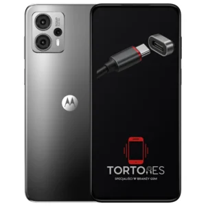 Motorola Moto G23 z ilustracją złącza ładowania - naprawa złącza ładowania