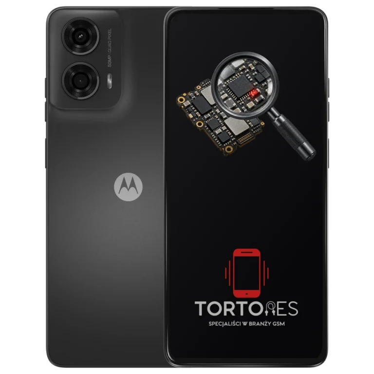Motorola Moto G24 z symbolem diagnostyki - diagnoza telefonu