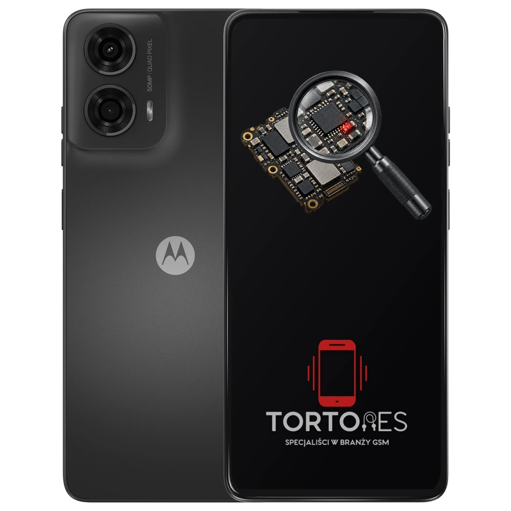 Motorola Moto G24 z symbolem diagnostyki - diagnoza telefonu