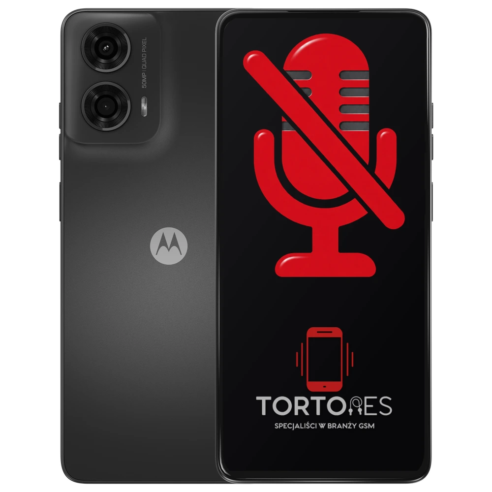 Motorola Moto G24 z symbolem mikrofonu - naprawa mikrofonu