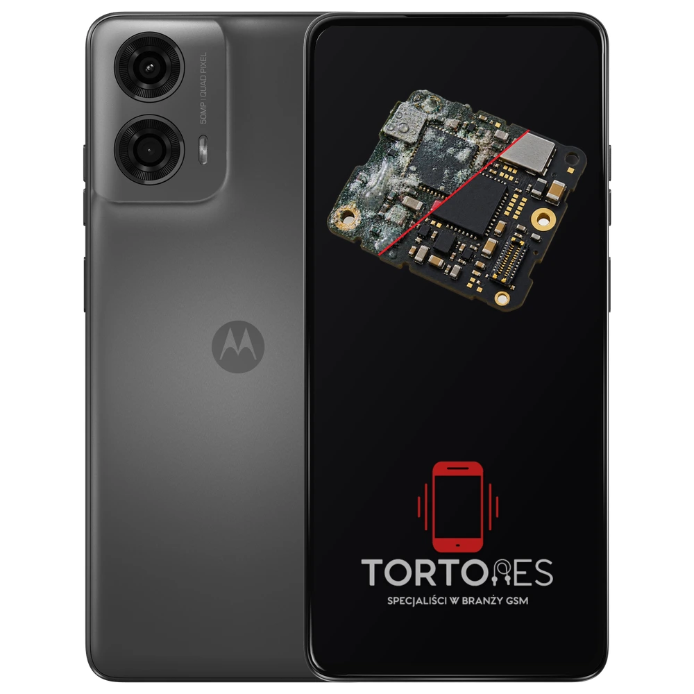 Motorola Moto G24 Power z ilustracją zalania - czyszczenie po zalaniu