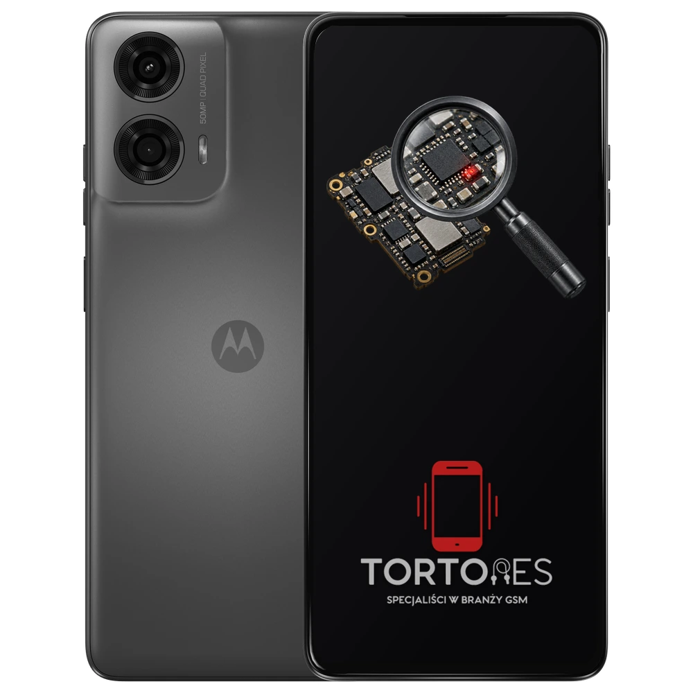 Motorola Moto G24 Power z symbolem diagnostyki - diagnoza telefonu