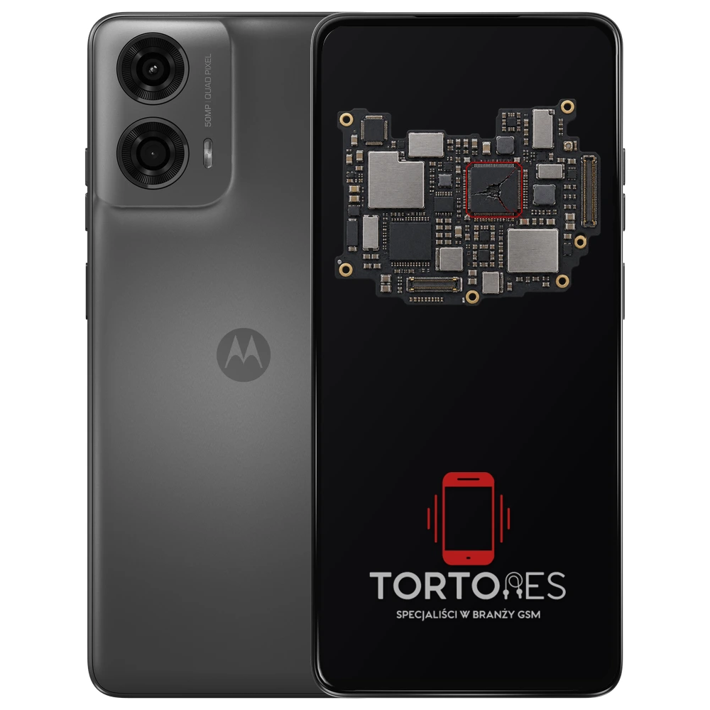 Motorola Moto G24 Power z ilustracją płyty głównej - naprawa płyty głównej