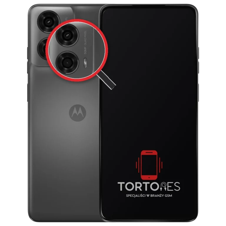 Motorola Moto G24 Power z lupą na tylnych aparatach - wymiana tylnej kamery