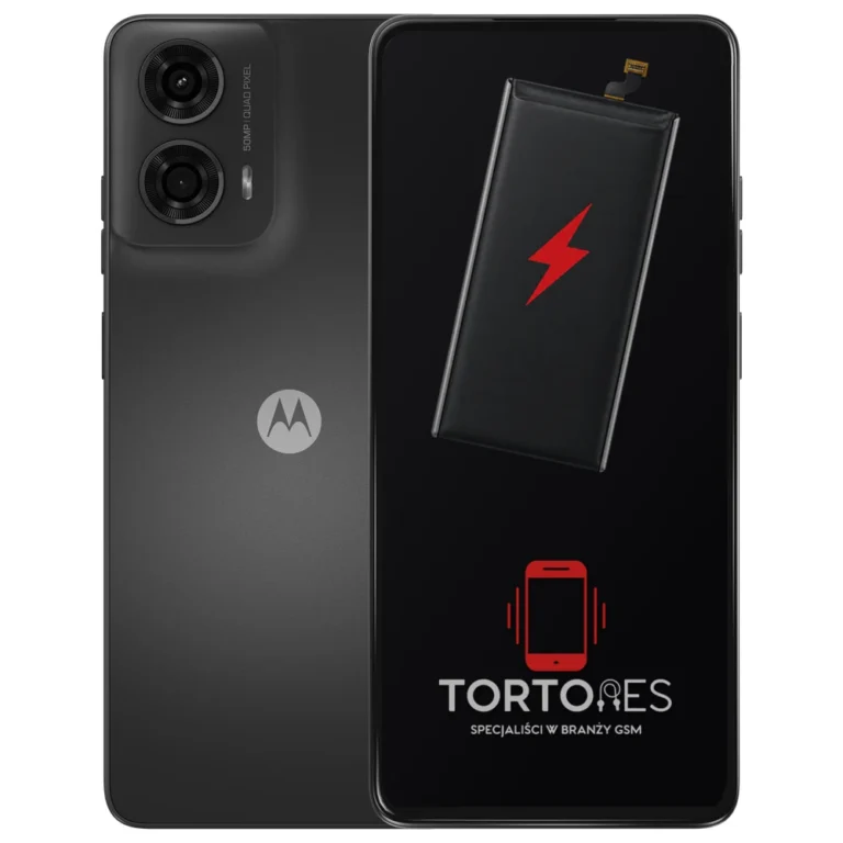 Motorola Moto G24 z ilustracją baterii - wymiana baterii
