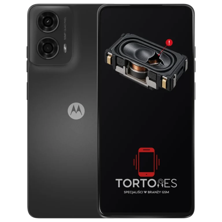 Motorola Moto G24 z symbolem głośnika multimedialnego - wymiana głośnika multimedialnego