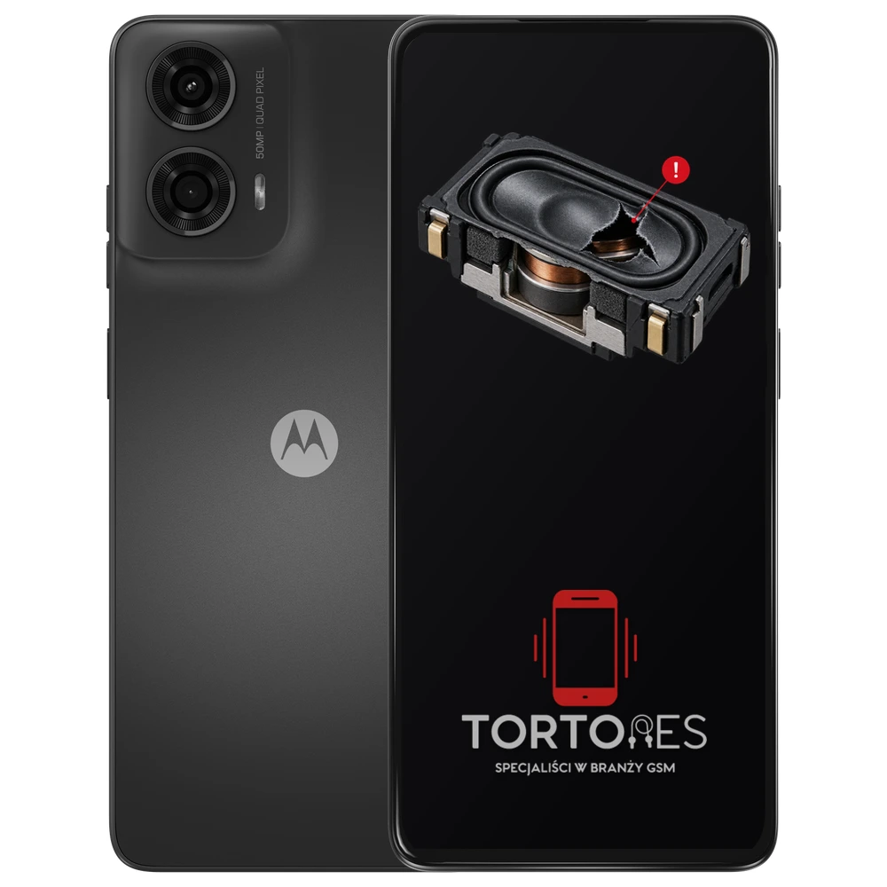 Motorola Moto G24 z symbolem głośnika multimedialnego - wymiana głośnika multimedialnego