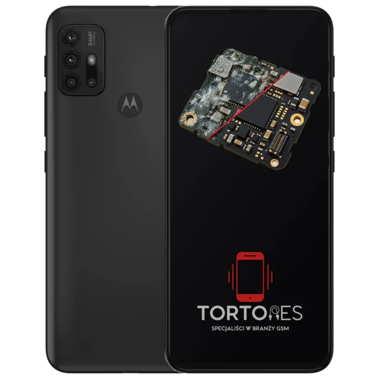 Motorola Moto G30 z ilustracją zalania - czyszczenie po zalaniu
