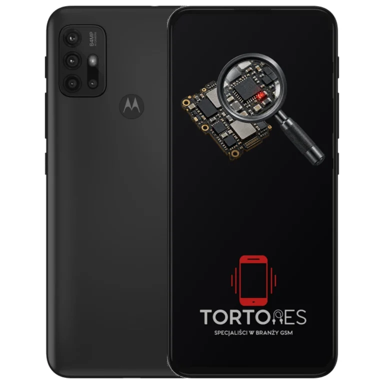 Motorola Moto G30 z symbolem diagnostyki - diagnoza telefonu
