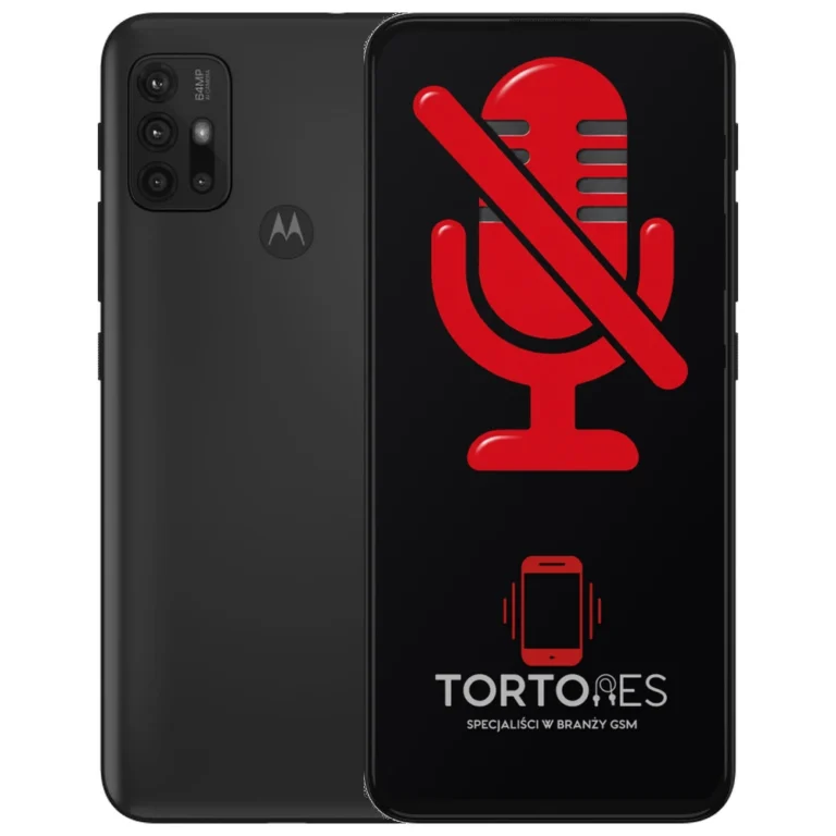 Motorola Moto G30 z symbolem mikrofonu - naprawa mikrofonu