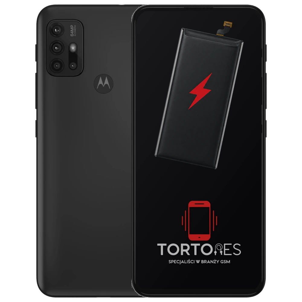 Motorola Moto G30 z ilustracją baterii - wymiana baterii