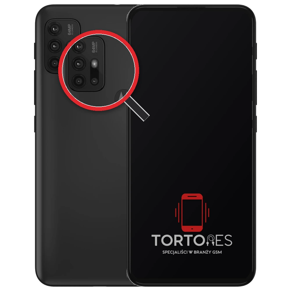 Motorola Moto G30 z lupą na tylnych aparatach - wymiana tylnej kamery