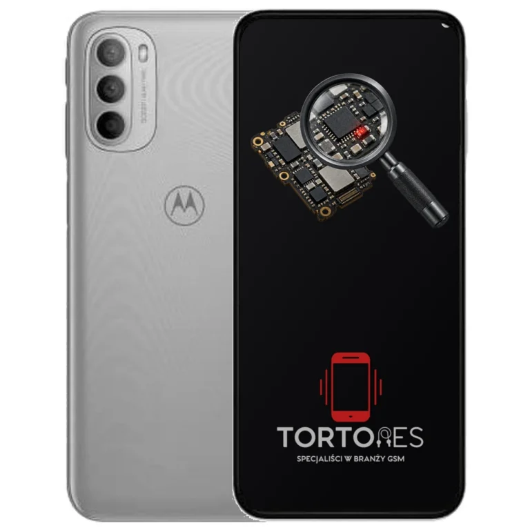 Motorola Moto G31 z symbolem diagnostyki - diagnoza telefonu