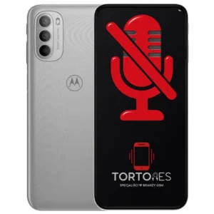 Motorola Moto G31 z symbolem mikrofonu - naprawa mikrofonu