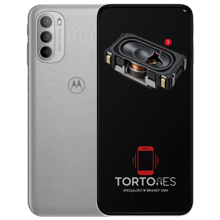 Motorola Moto G31 z symbolem głośnika multimedialnego - wymiana głośnika multimedialnego