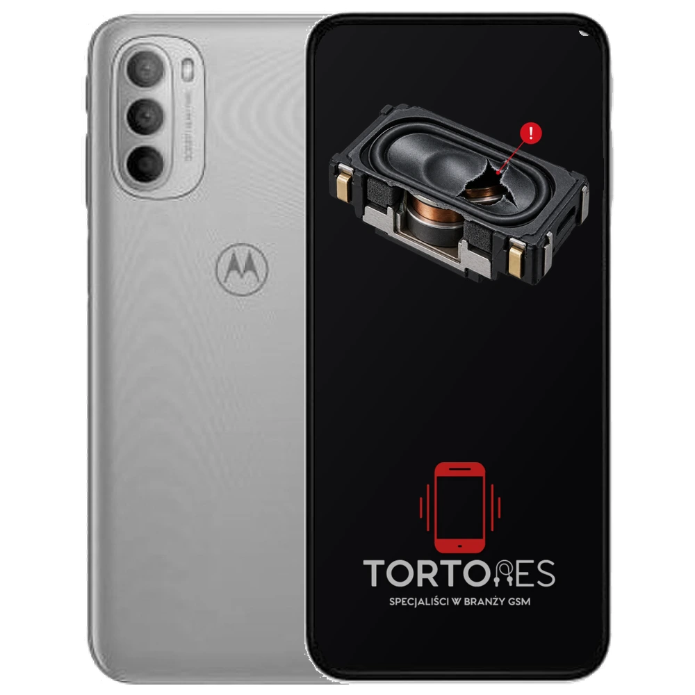 Motorola Moto G31 z symbolem głośnika multimedialnego - wymiana głośnika multimedialnego