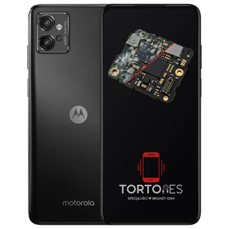 Motorola Moto G32 z ilustracją zalania - czyszczenie po zalaniu